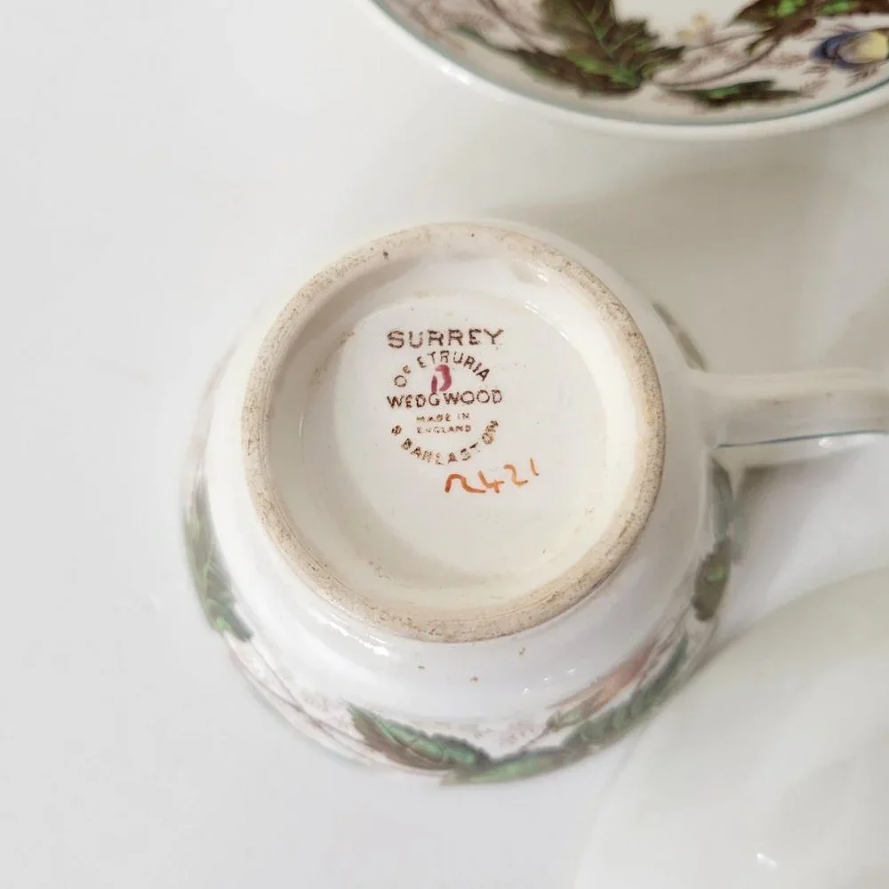 Wedgewood Surrey of Etruria Cups and Saucers Eight Sets - Picture 9 of 13